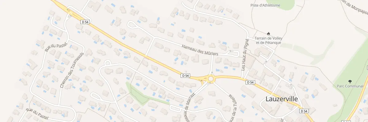 Plan du 21 Ham des Muriers à Lauzerville