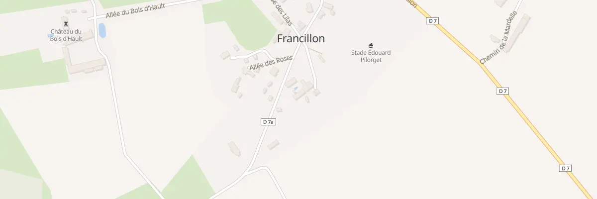 Plan du 15 Rue du Muguet à Francillon