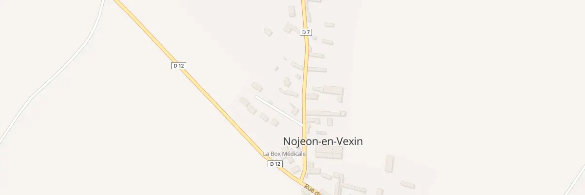 Plan du 7 Rte de Frileuse à Nojeon-en-Vexin