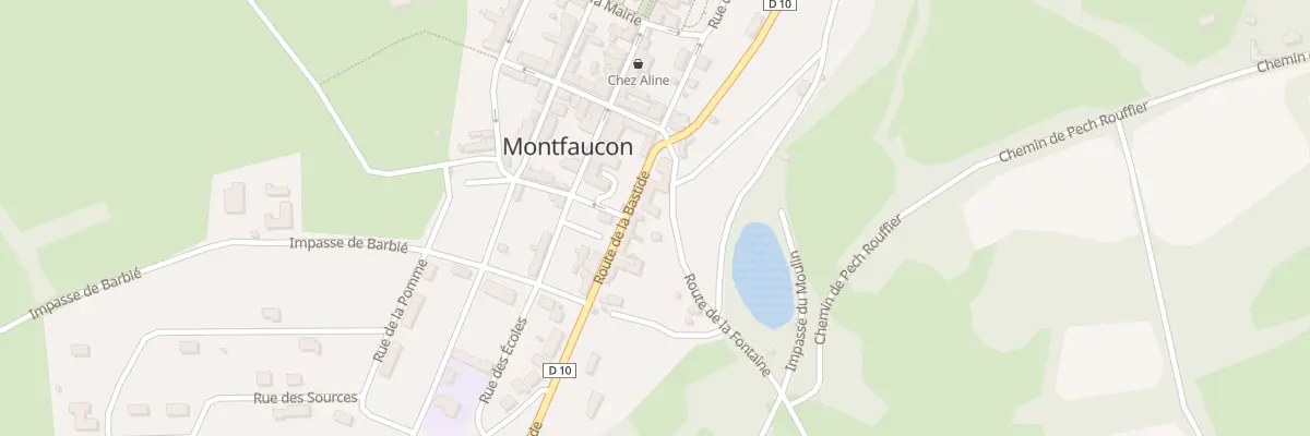 Plan du 6 Rte de la Fontaine à Montfaucon