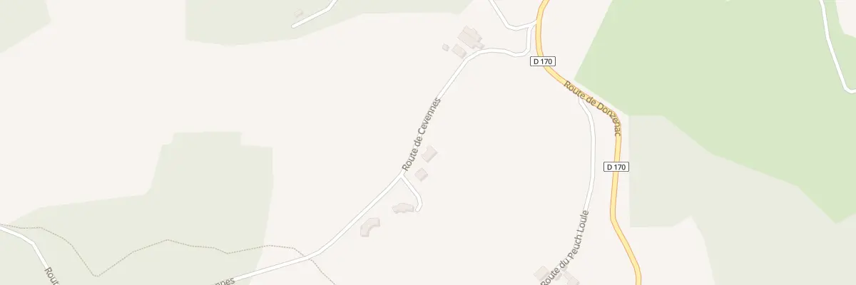 Plan du 243 Rte De Cevennes à Sainte-Féréole