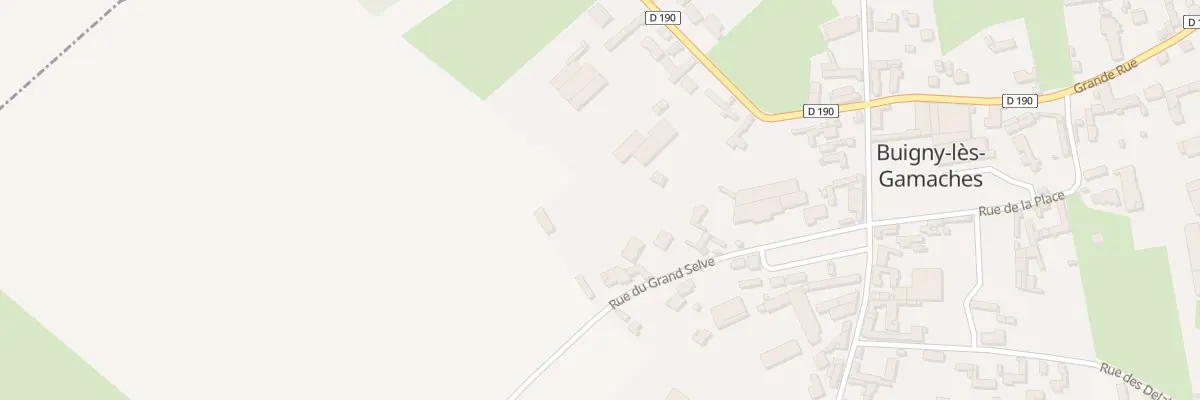 Plan du 8 Rue du Grand Selve à Buigny-lès-Gamaches