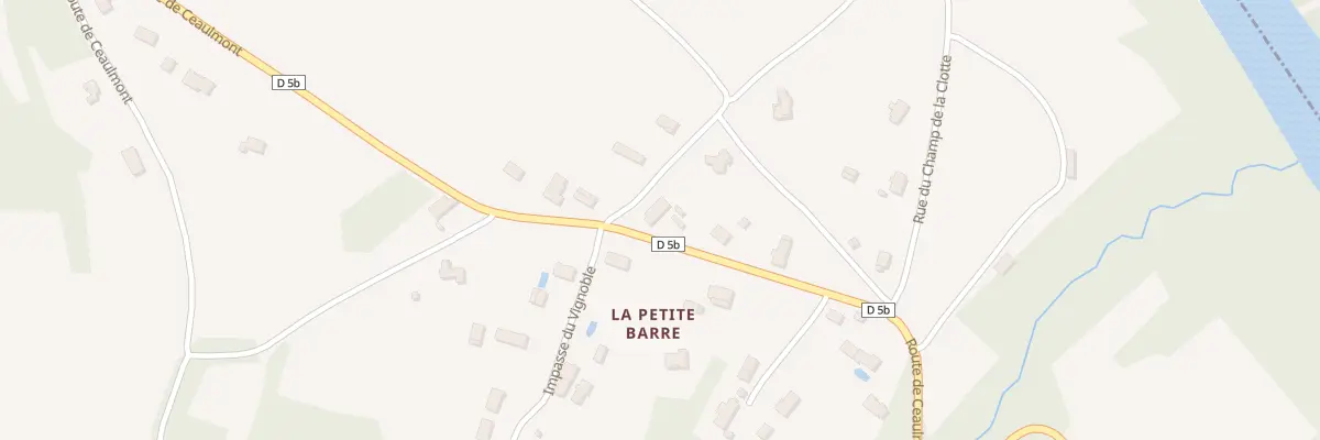 Plan du 8 Rte de Ceaulmont à Ceaulmont
