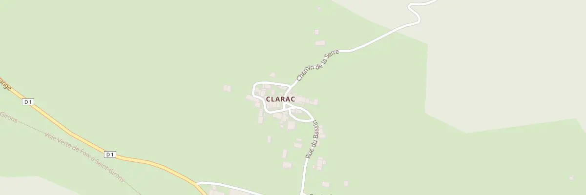 Plan du 47 Clarac à Baulou