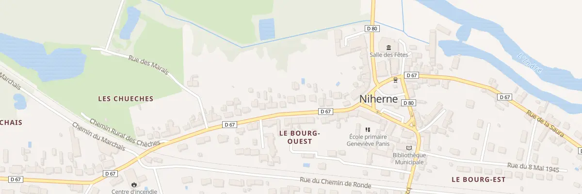Plan du 14 Rue de la Gare à Niherne