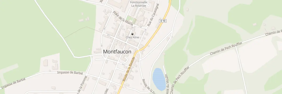 Plan du 3 Rte de la Bastide à Montfaucon
