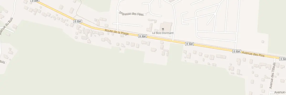 Plan du 133 Av des Pins à Quend