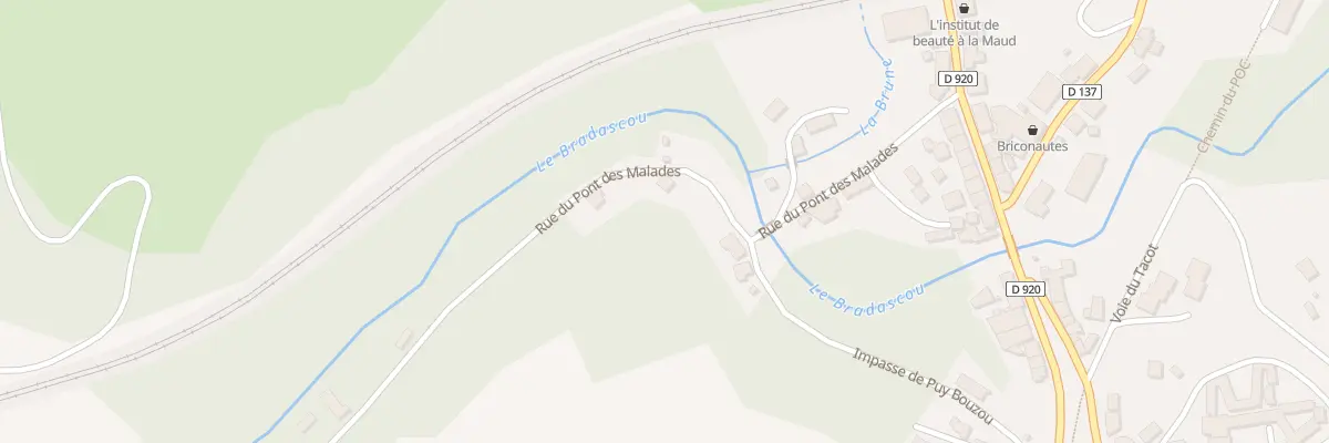 Plan du 11 Rue du Pont des Malades à Uzerche