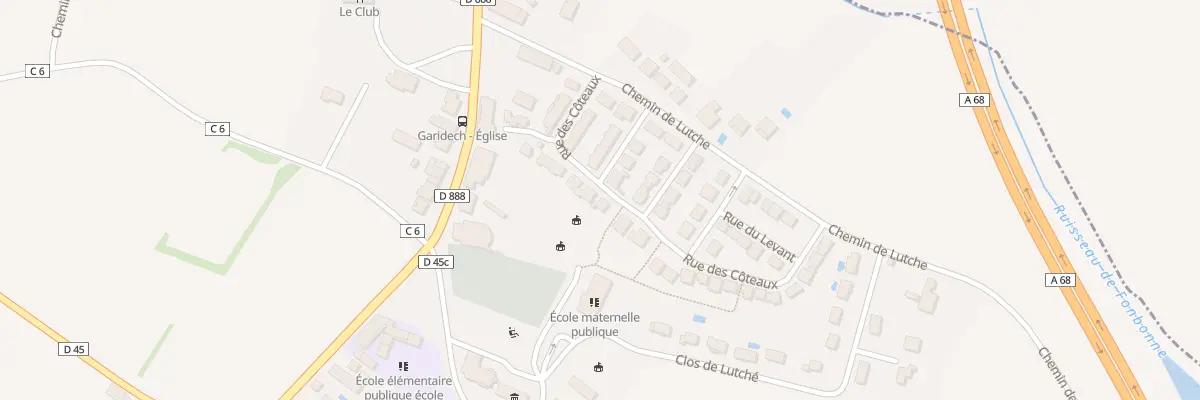 Plan du 21 Rue des Côteaux à Garidech
