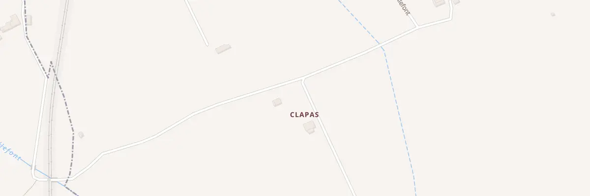 Plan du 5033 Clapas à Lapenche