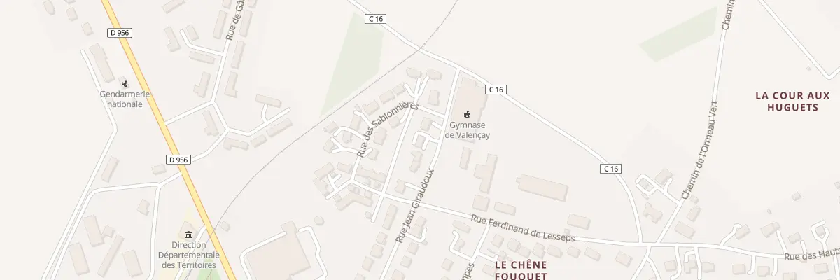 Plan du 29 Rue Jean Giraudoux à Valençay