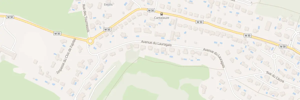 Plan du 19 Av du Lauragais à Mons
