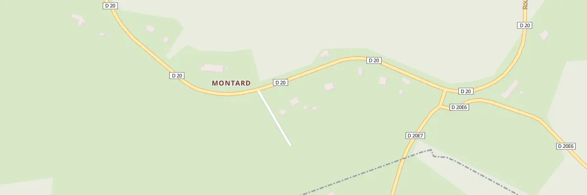 Plan du 5090 Croix de Montard à Lamongerie
