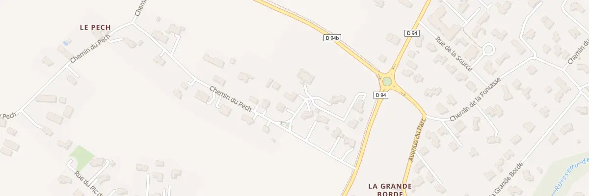 Plan du 3 Imp du Pech à Escalquens