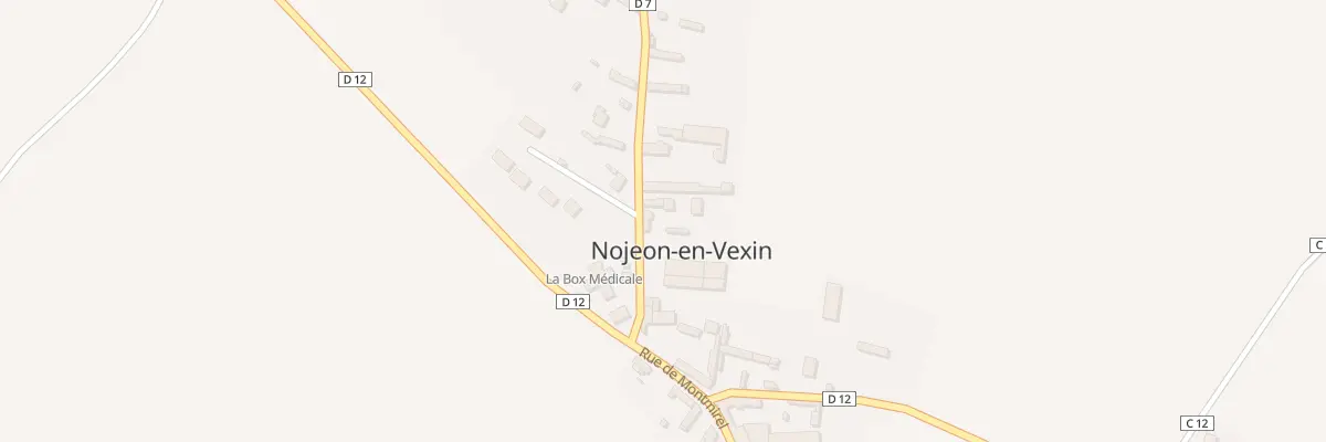 Plan du 6 Rte de Frileuse à Nojeon-en-Vexin