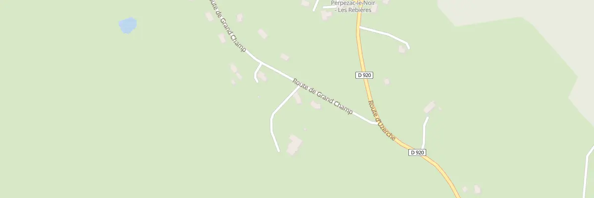 Plan du 137 Rte de Grand Champ à Perpezac-le-Noir