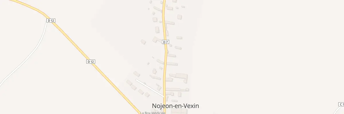 Plan du 12 Rte de Frileuse à Nojeon-en-Vexin