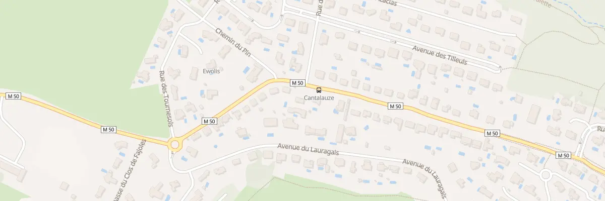 Plan du 22 Av des Pyrénées à Mons