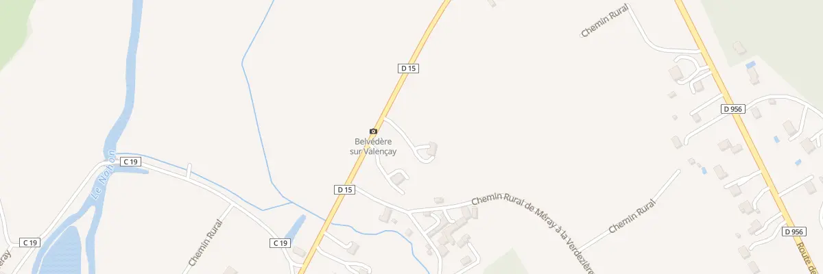 Plan du 11 Rte de Vicq sur Nahon à Valençay