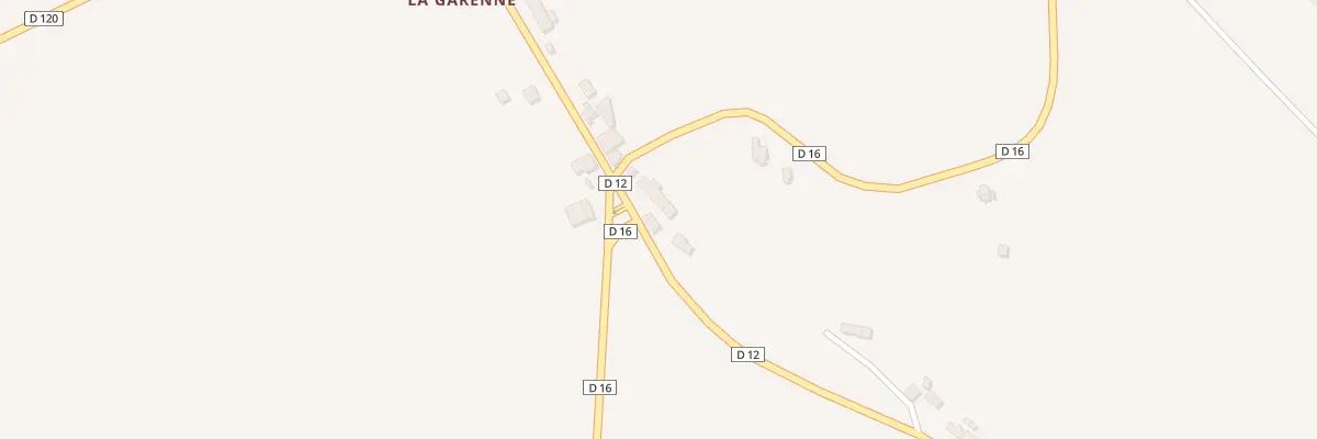 Plan du 12 Les quatre routes à Saint-Méard