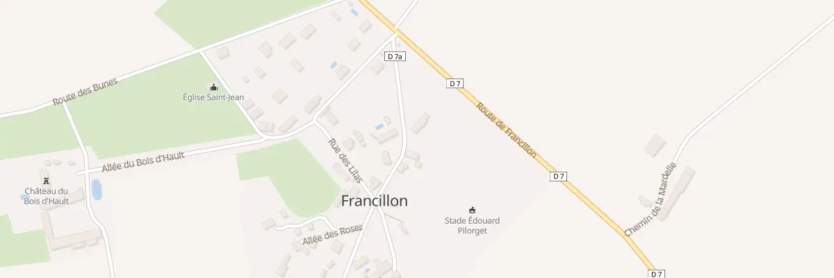 Plan du 5 Rue du Muguet à Francillon