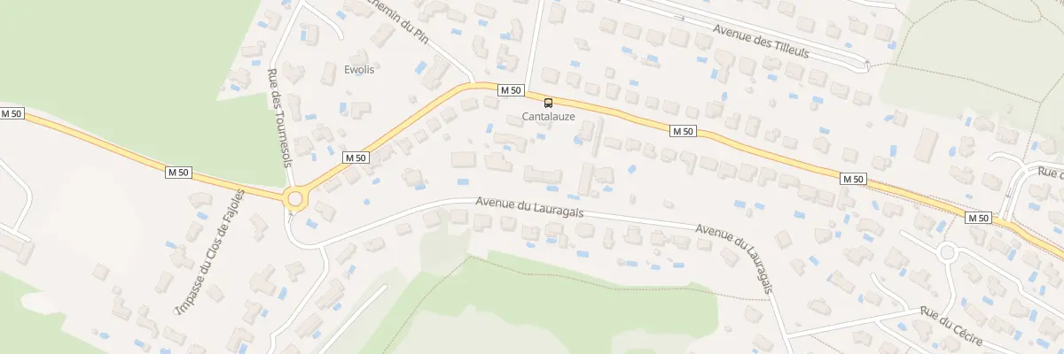 Plan du 24 Av des Pyrénées à Mons