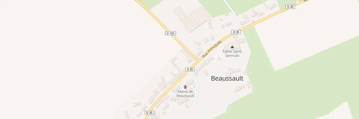 Plan du 523 Rue Principale à Beaussault