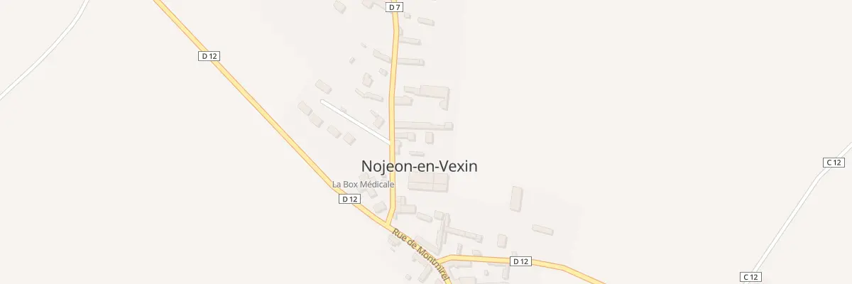 Plan du 6B Rte de Frileuse à Nojeon-en-Vexin