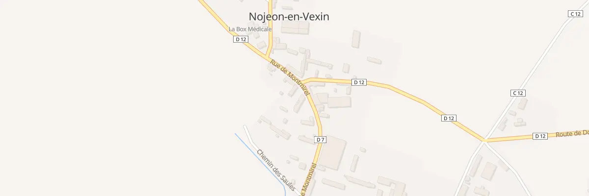 Plan du 6 Rue du Mont Mirel à Nojeon-en-Vexin