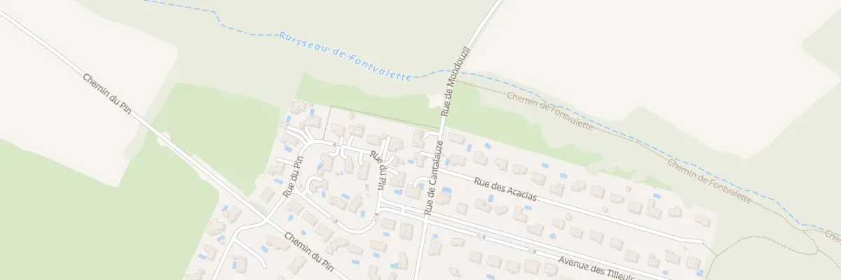Plan du 10 Rue de Cantalauze à Mons