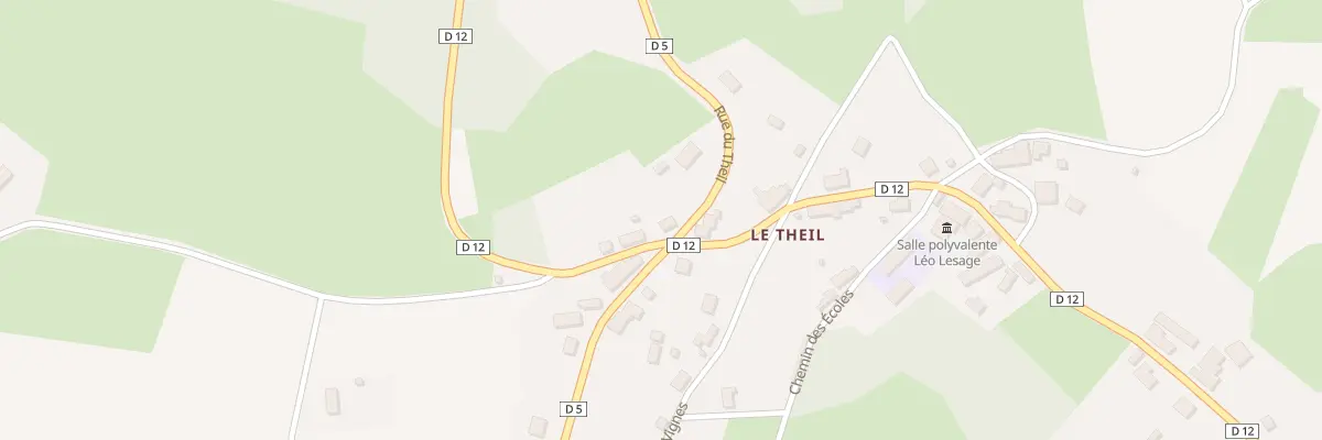 Plan du 14 Rue du Theil à Saint-Martin-Sainte-Catherine