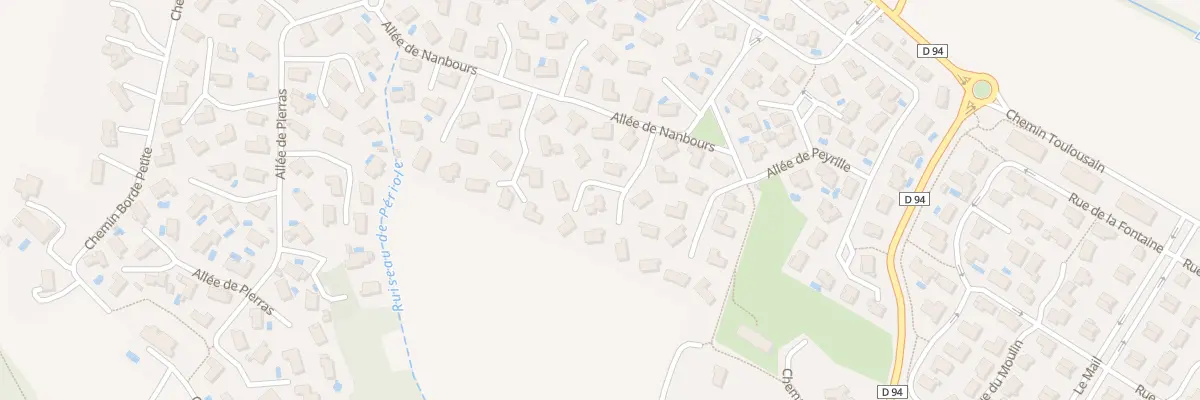 Plan du 179 All de Nanbours à Auzielle