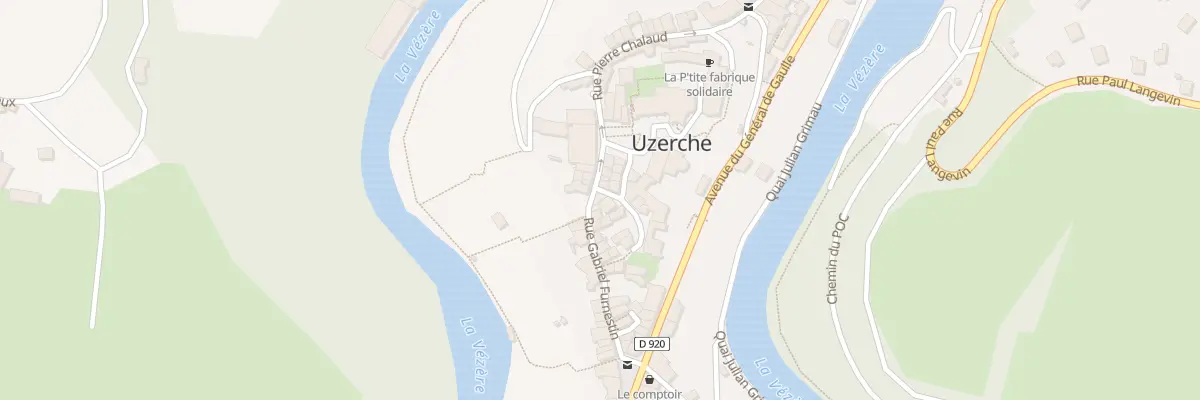Plan du 7 Rue Jean Gentet à Uzerche