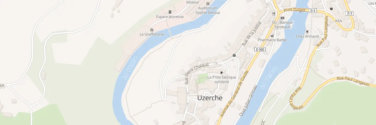 Plan du 5 Rue Pierre Chalaud à Uzerche