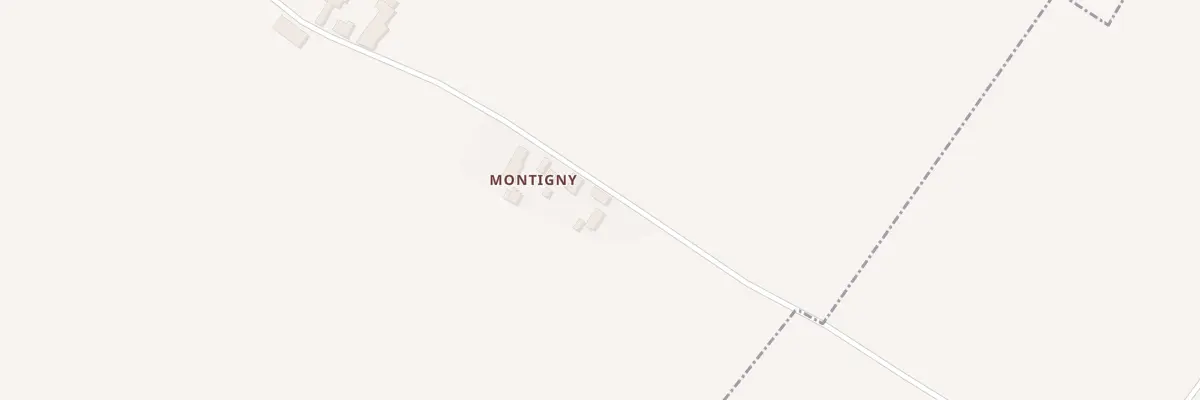Plan du 3 Montigny à Villermain