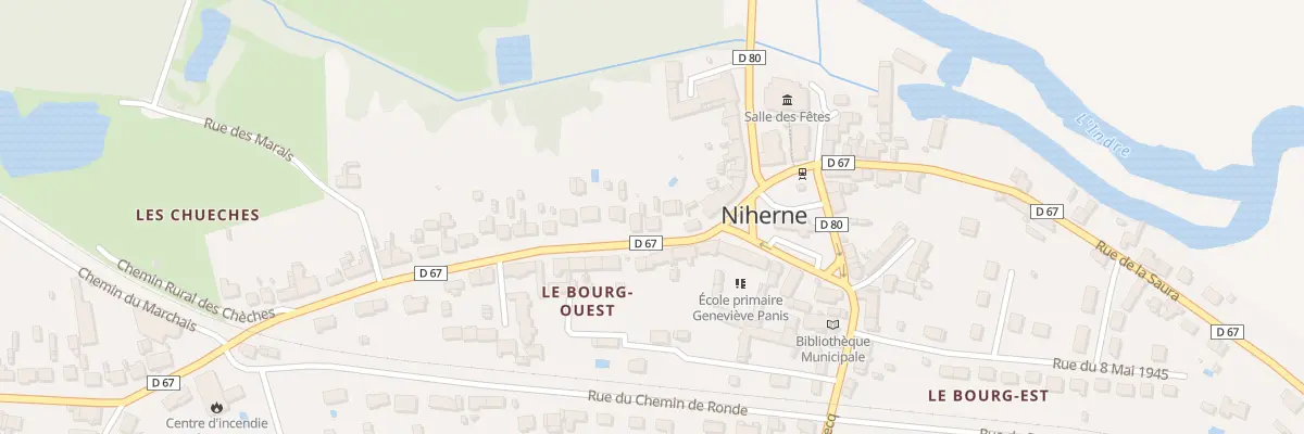 Plan du 6 Rue de la Gare à Niherne