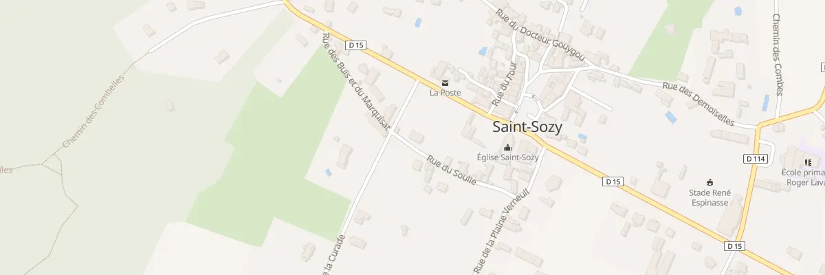 Plan du 30 Rue du Soulié à Saint-Sozy