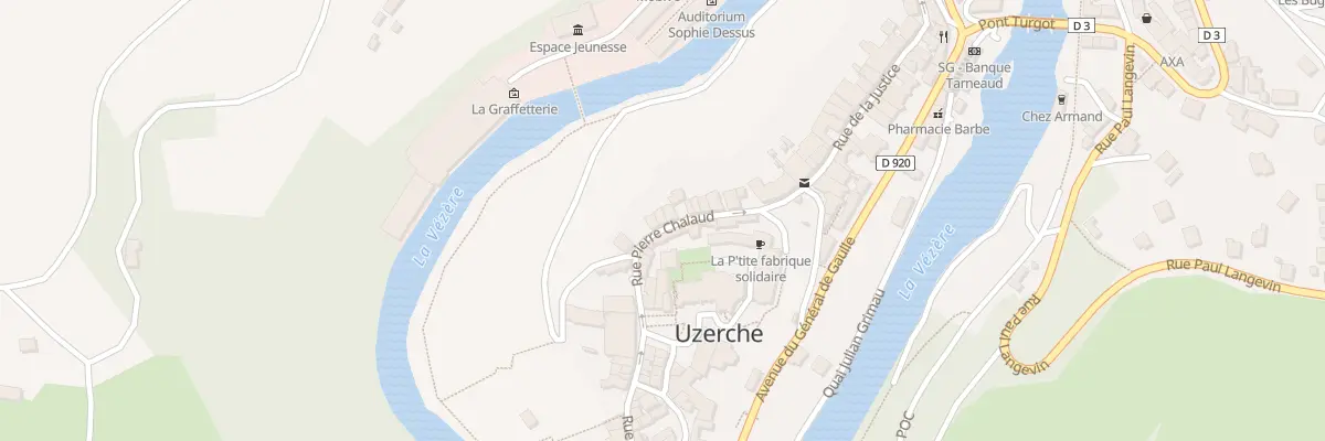Plan du 7 Rue Pierre Chalaud à Uzerche