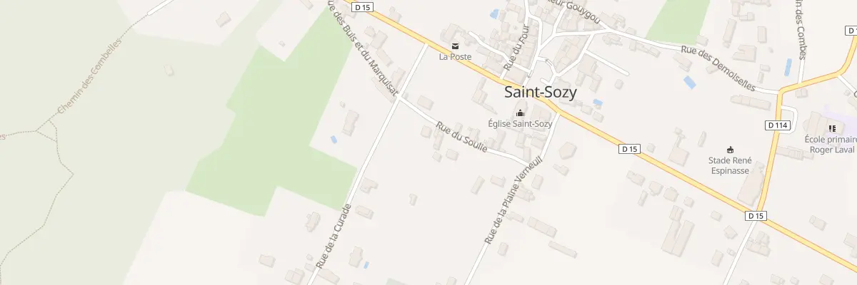 Plan du 45 Rue du Soulié à Saint-Sozy