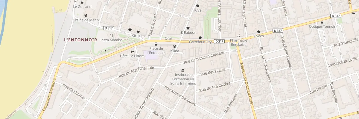 Plan du 5 Rue de l’Ancien Calvaire à Berck