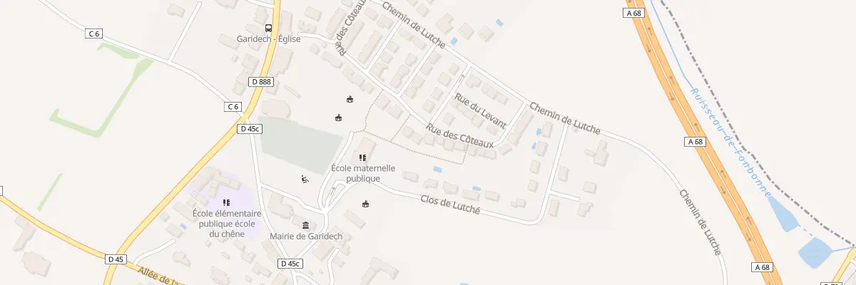 Plan du 31 Rue des Côteaux à Garidech