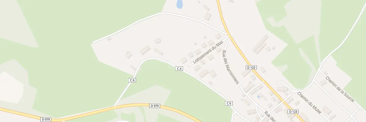 Plan du 1 Lot des Mas à Masléon