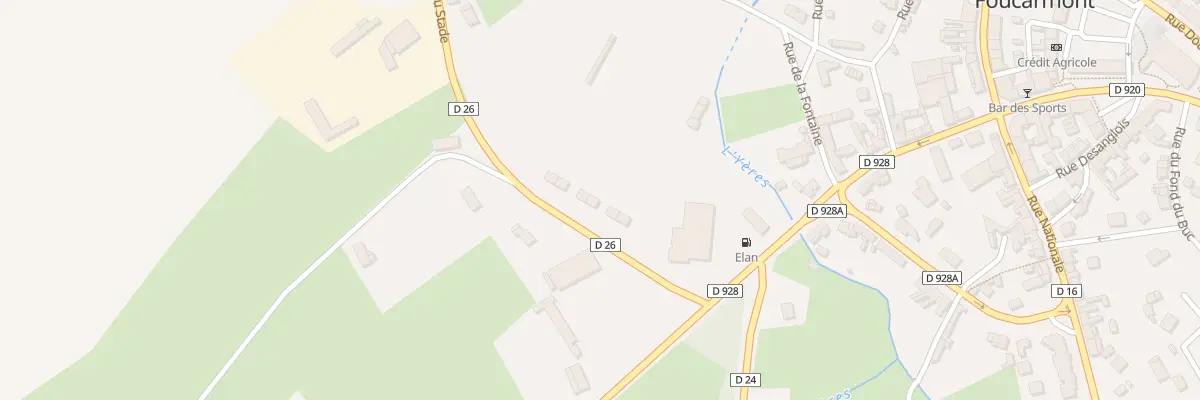 Plan du 6 Rue du Stade à Foucarmont