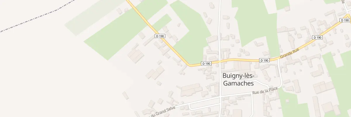 Plan du 21 Rue Grande Rue à Buigny-lès-Gamaches