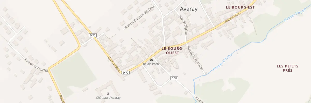 Plan du 56 Grande Rue à Avaray