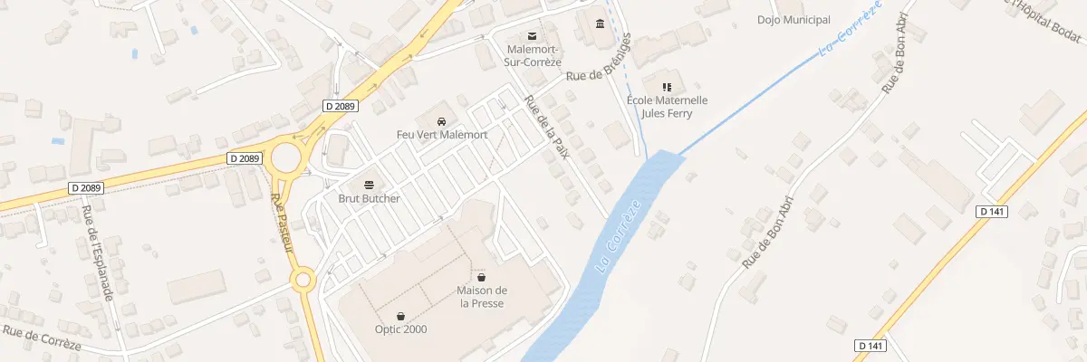 Plan du 14 Rue De La Paix à Malemort