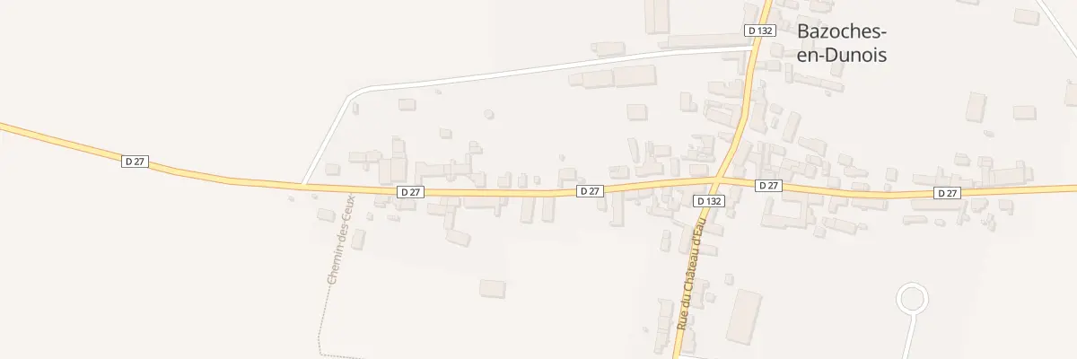 Plan du 12 Rue de Varize à Bazoches-en-Dunois