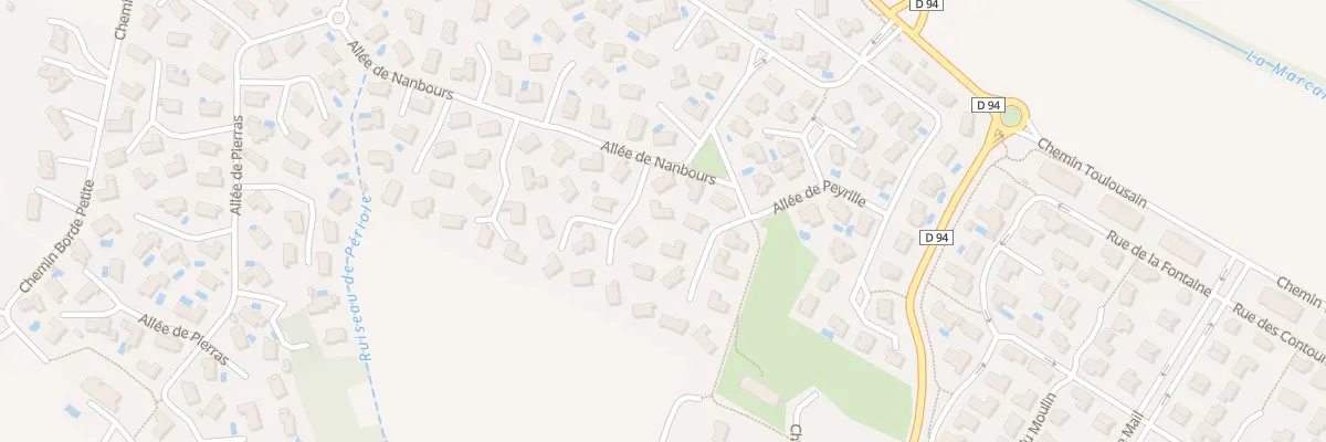 Plan du 184 All de Nanbours à Auzielle