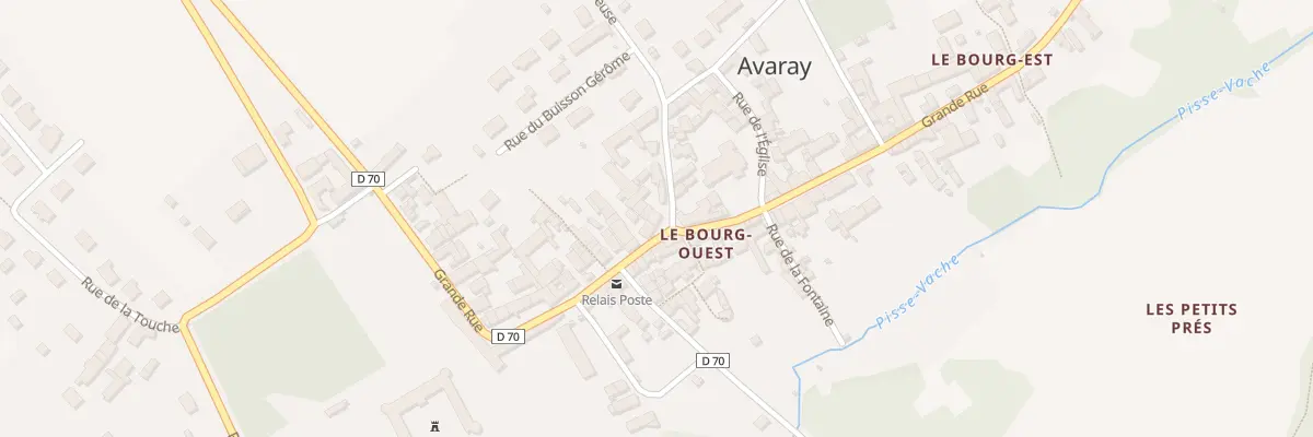 Plan du 46 Grande Rue à Avaray