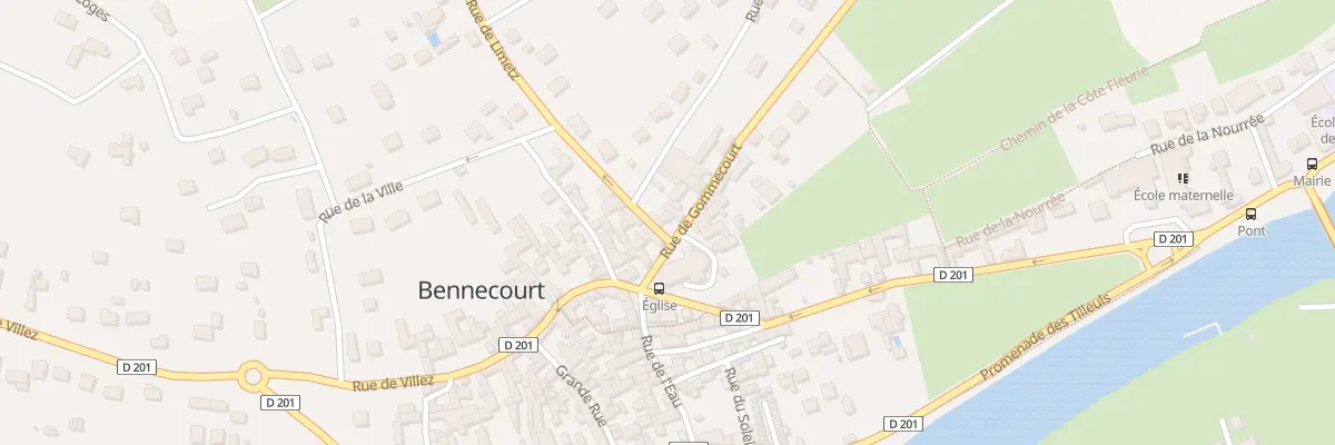 Plan du 2 Rue de Limetz à Bennecourt